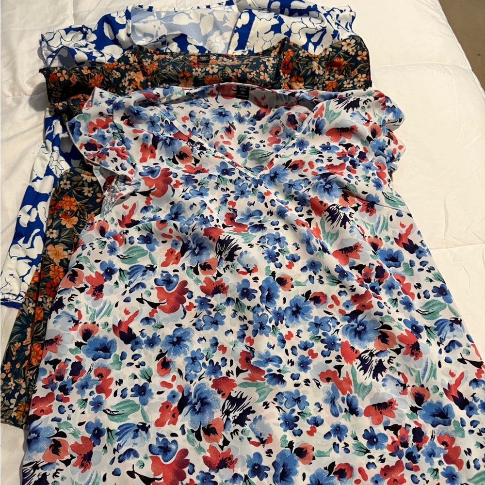 SHEIN Multicolor Floral Blouse